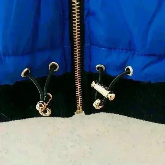 CALVIN KLEIN PLUS SIZE BLUE/BLACK GOLD ACCENTS ACTIVE FALL WINTER  ATHLETIC VEST - Picture 7 of 12